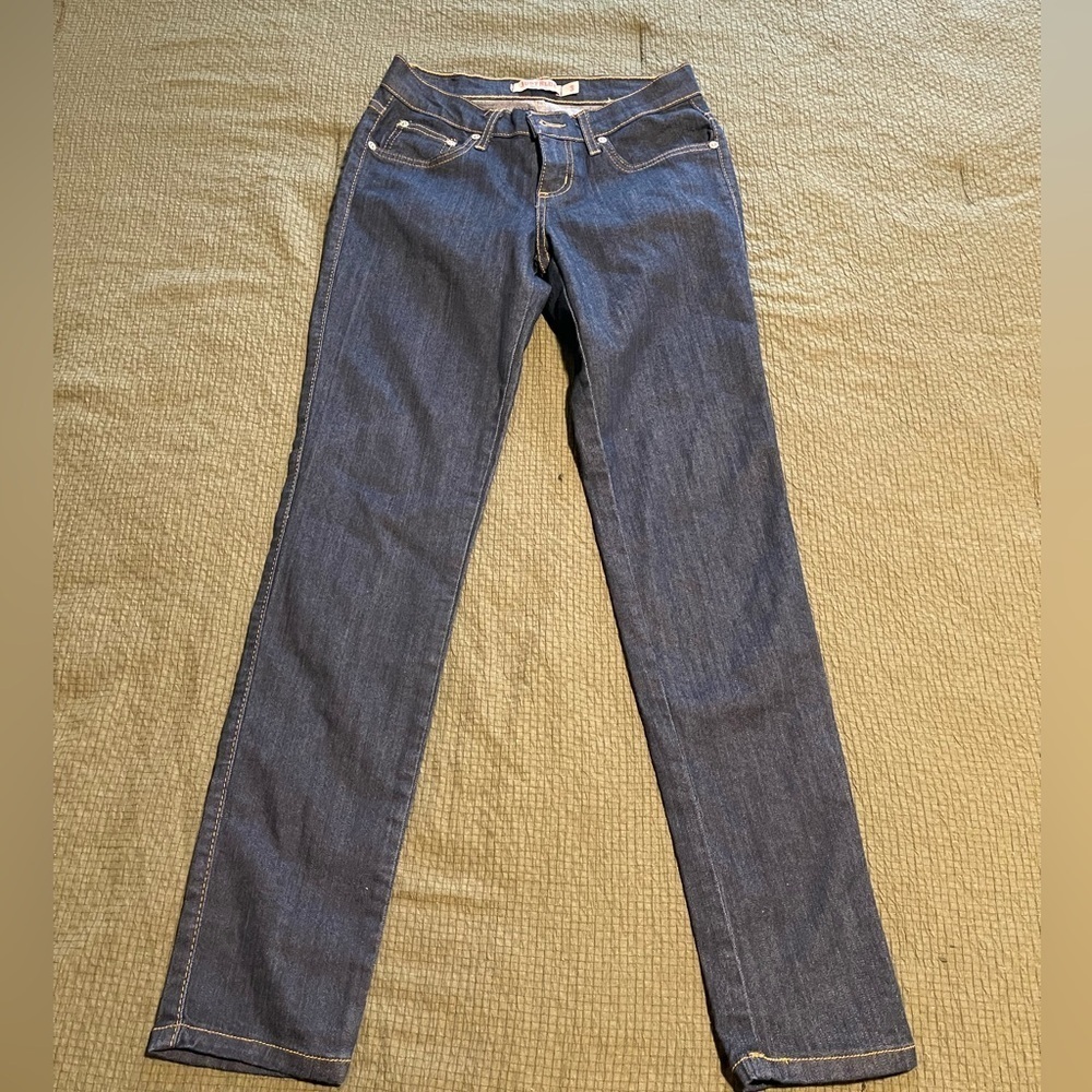 Women's dark denim skinny Jeans